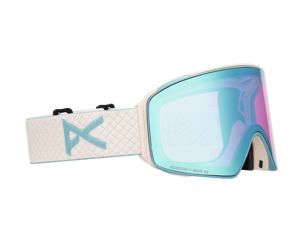 Anon M4S Low Bridge Goggle Oat/Perceive Variable Blue + Bonus Lens + MFI Face Mask 2026