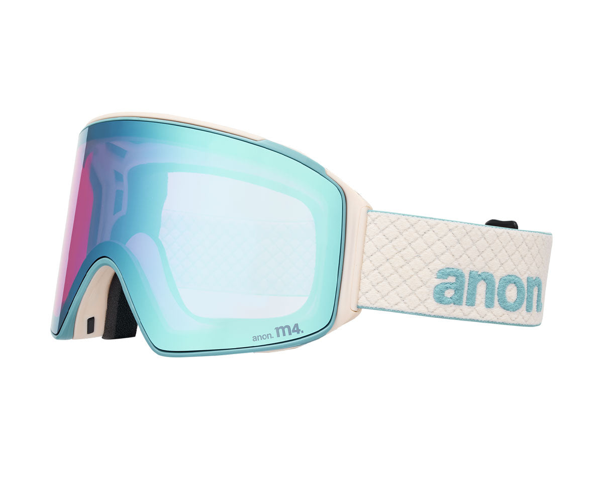 Anon M4S Low Bridge Goggle Oat/Perceive Variable Blue + Bonus Lens + MFI Face Mask 2026