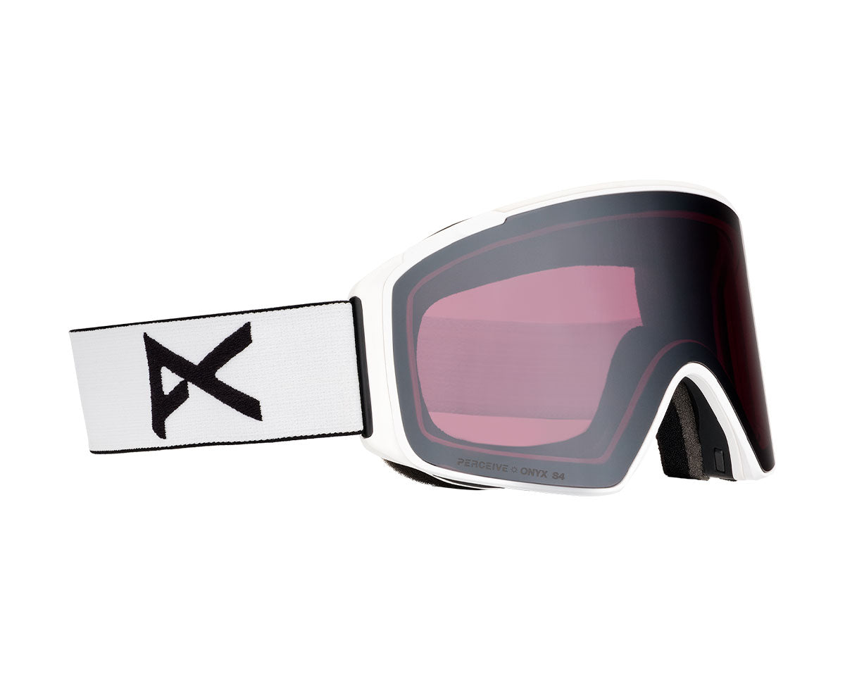 Anon M4S Goggle White/Perceive Sunny Onyx + Bonus Lens + MFI Face Mask 2027