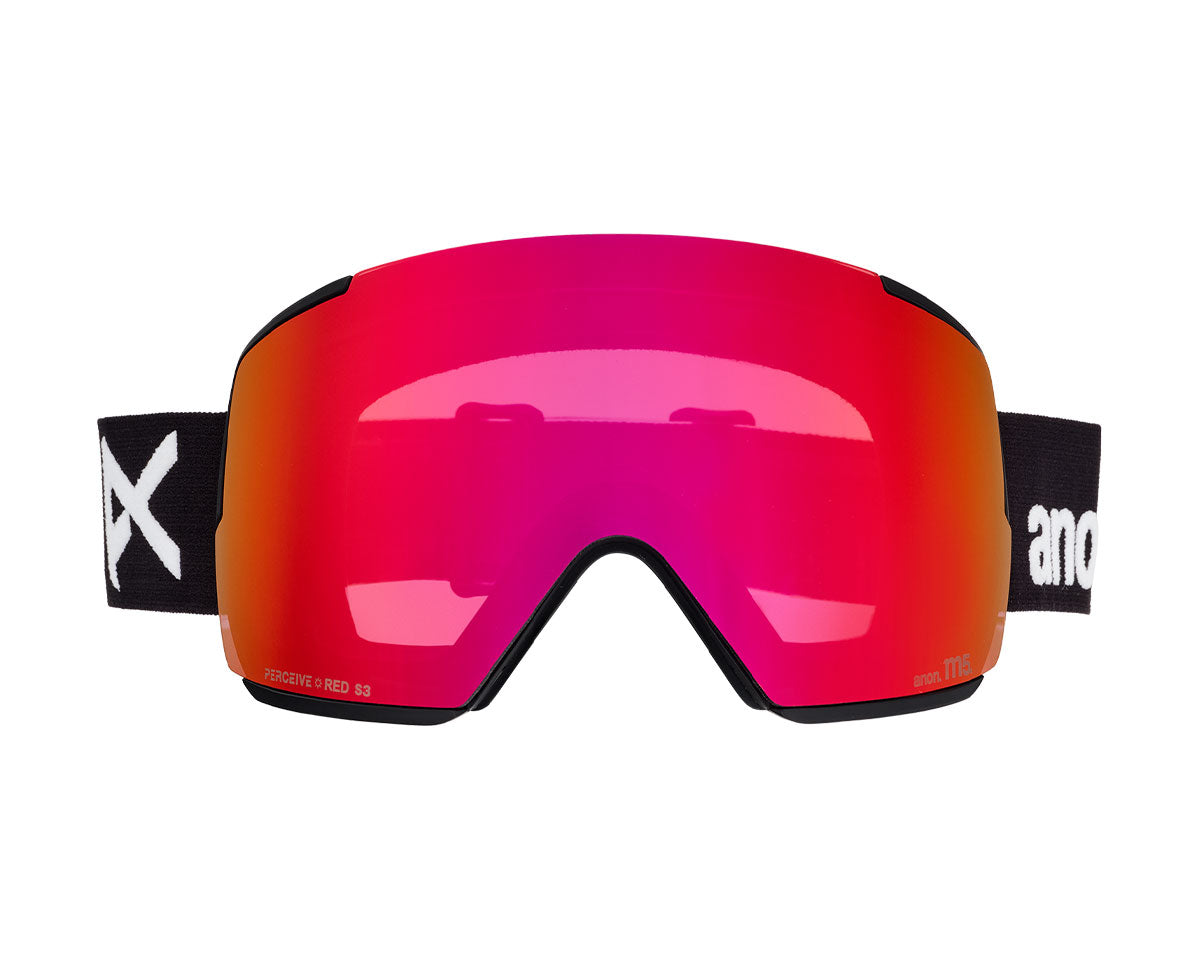 Anon M5 Goggle Black/Perceive Sunny Red + Bonus Lens + MFI Face Mask 2027