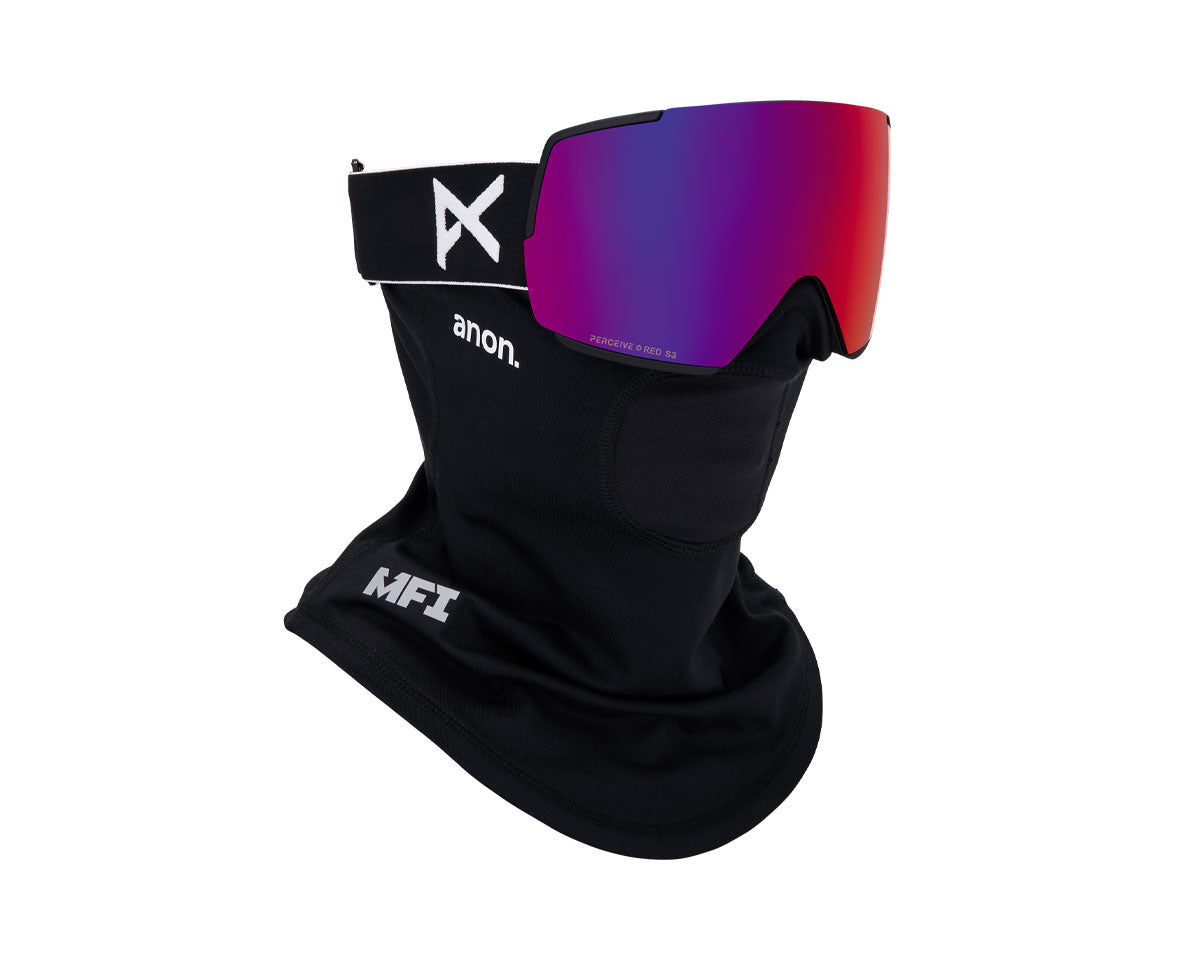 Anon M5 Goggle Black/Perceive Sunny Red + Bonus Lens + MFI Face Mask 2026