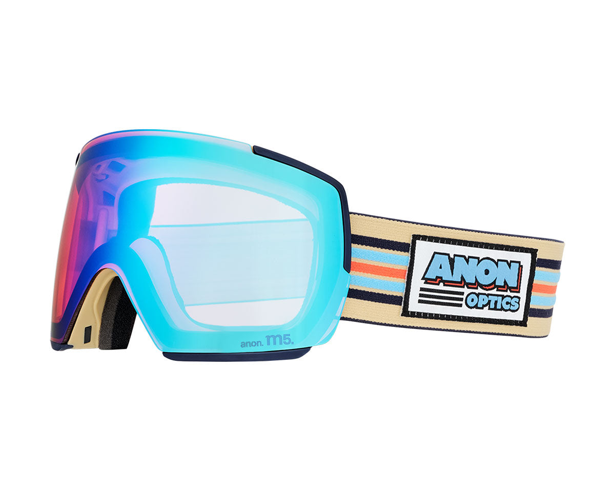 Anon M5 Goggle Vintage / Perceive Variable Blue + Bonus Lens + MFI Face Mask 2027
