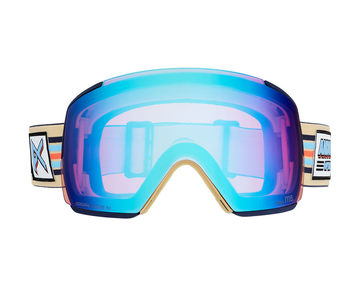 Anon M5 Goggle Vintage / Perceive Variable Blue + Bonus Lens + MFI Face Mask 2027
