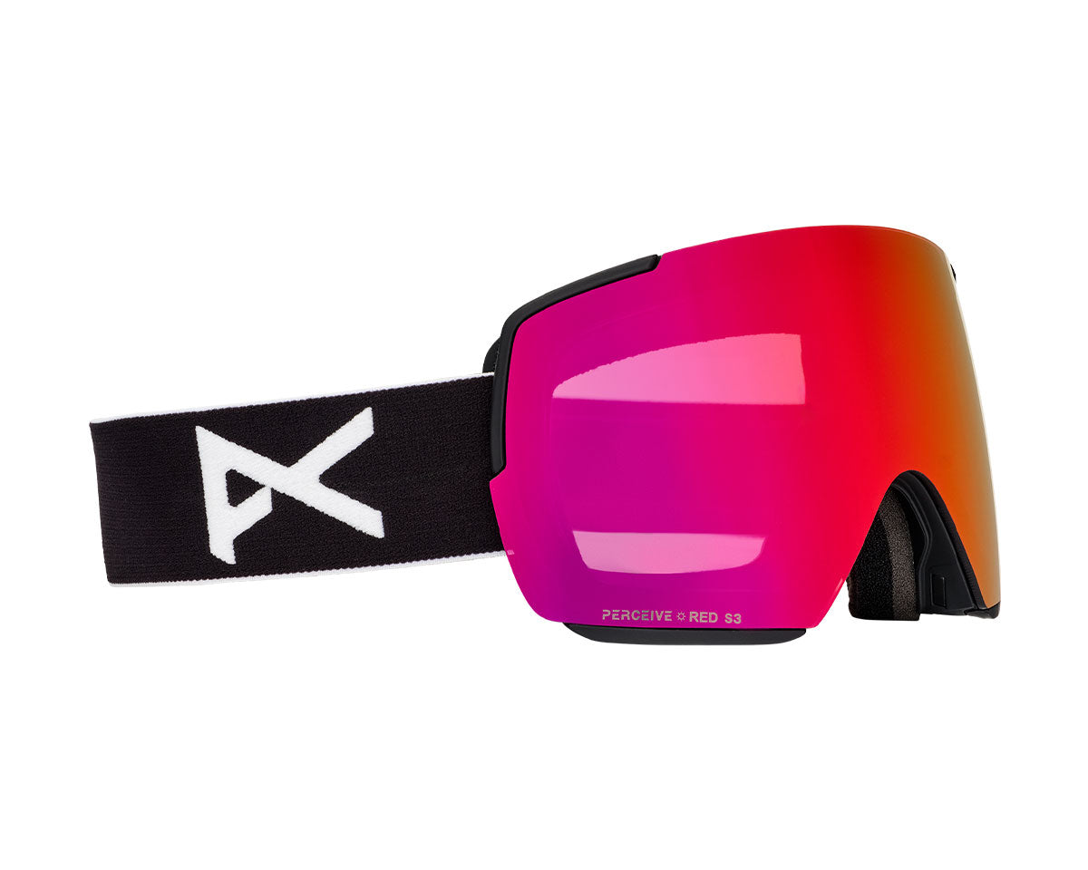 Anon M5S Goggle Black/Perceive Sunny Red + Bonus Lens + MFI Face Mask 2027