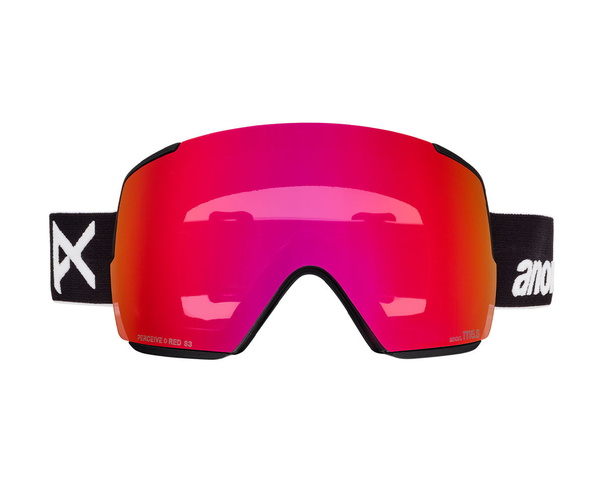 Anon M5S Goggle Black/Perceive Sunny Red + Bonus Lens + MFI Face Mask 2027