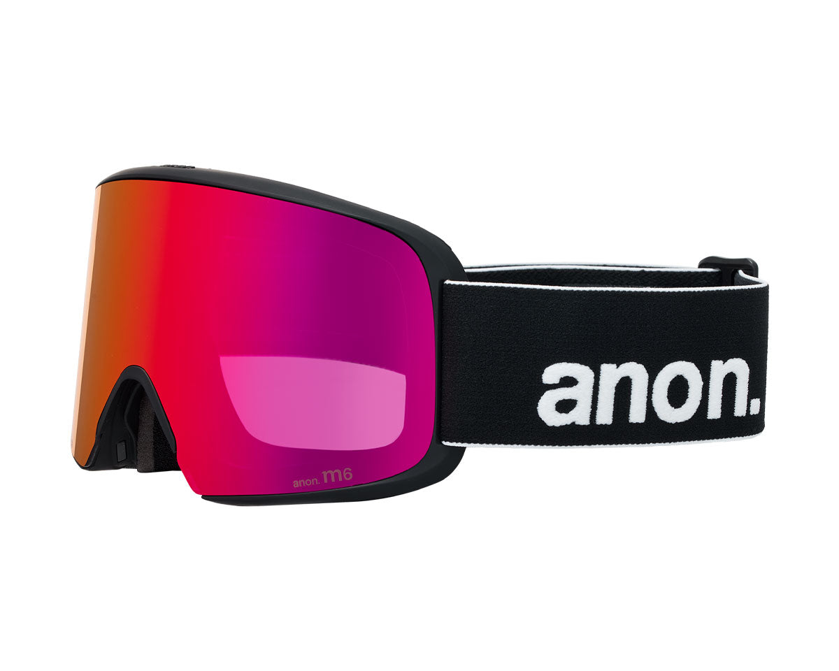 Anon M6 Low Bridge Goggle Black/Perceive Sunny Red + Bonus Lens 2026