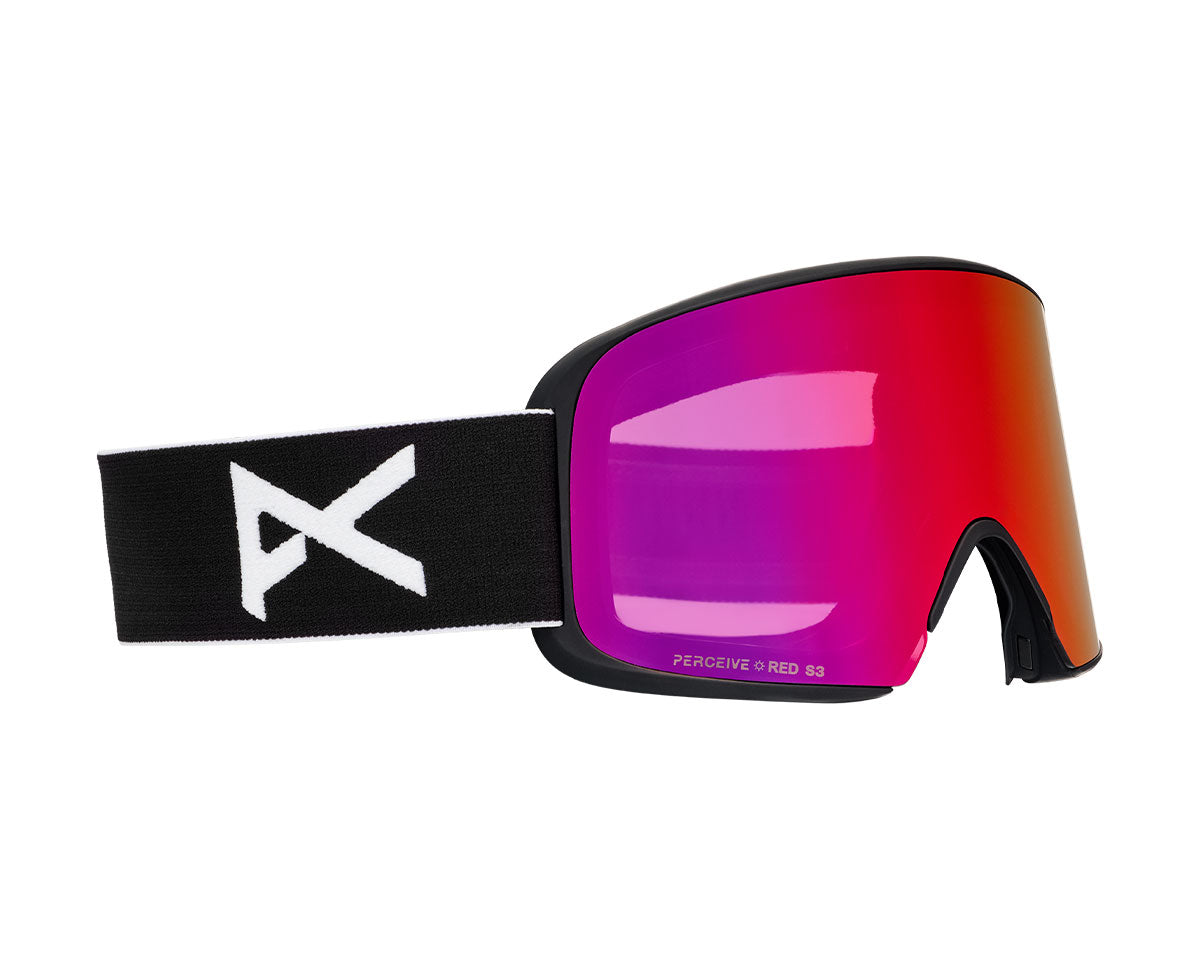 Anon M6 Goggle Black/Perceive Sunny Red + Bonus Lens + MFI Face Mask 2027