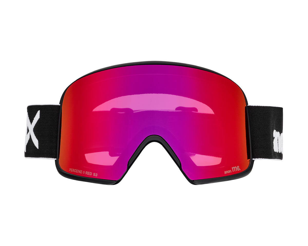 Anon M6 Goggle Black/Perceive Sunny Red + Bonus Lens + MFI Face Mask 2027