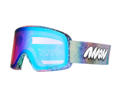Anon M6 Low Bridge Goggle Lb Watercolor / Perceive Variable Blue + Bonus Lens + MFI Face Mask 2027