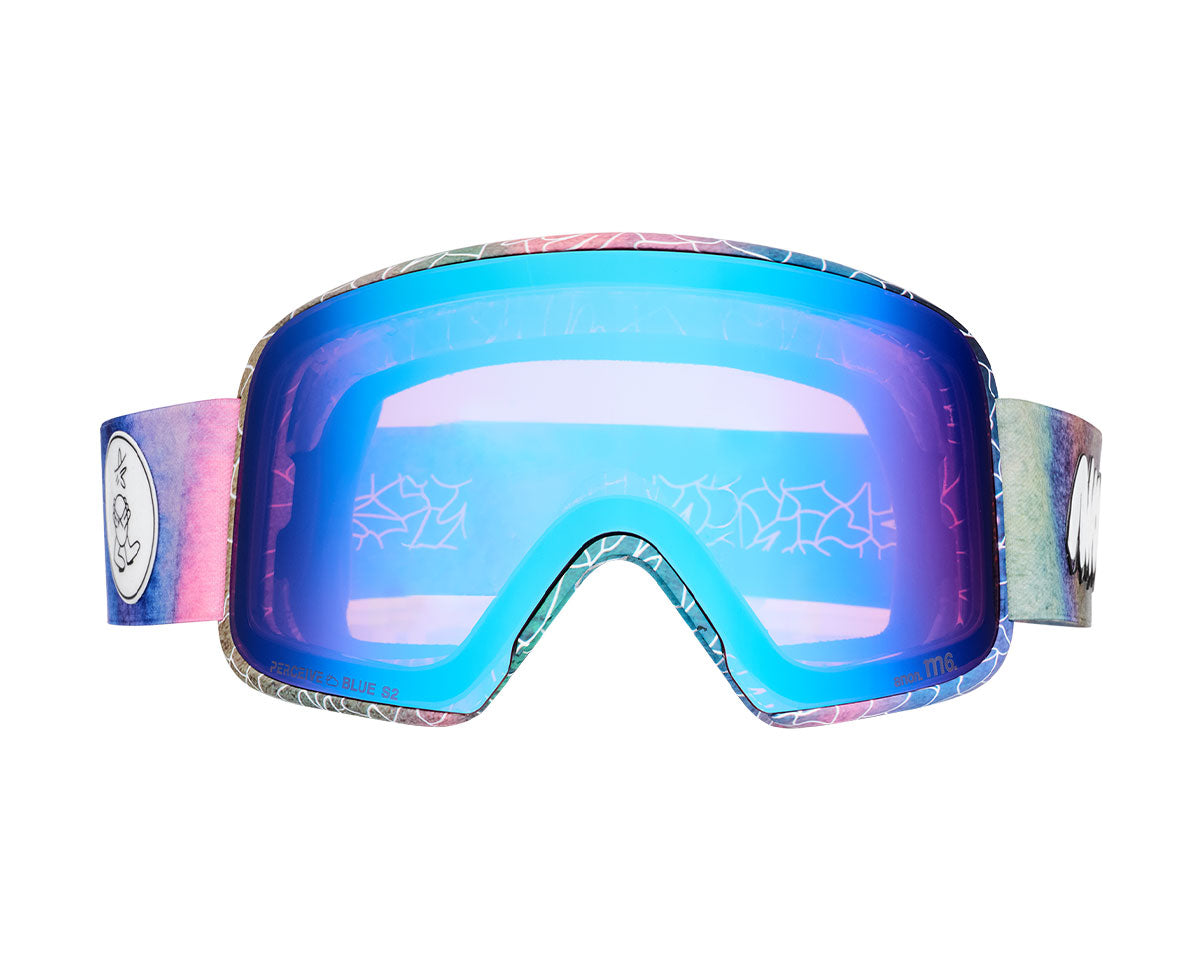 Anon M6 Low Bridge Goggle Lb Watercolor / Perceive Variable Blue + Bonus Lens + MFI Face Mask 2027