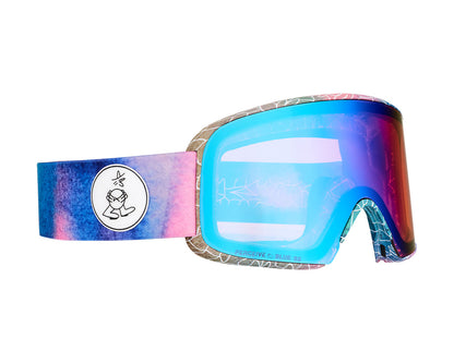 Anon M6 Low Bridge Goggle Lb Watercolor / Perceive Variable Blue + Bonus Lens + MFI Face Mask 2027