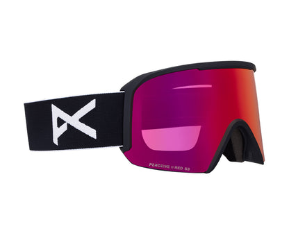 Anon Nesa Goggle Black/Perceive Sunny Red + Bonus Lens + MFI Face Mask 2027