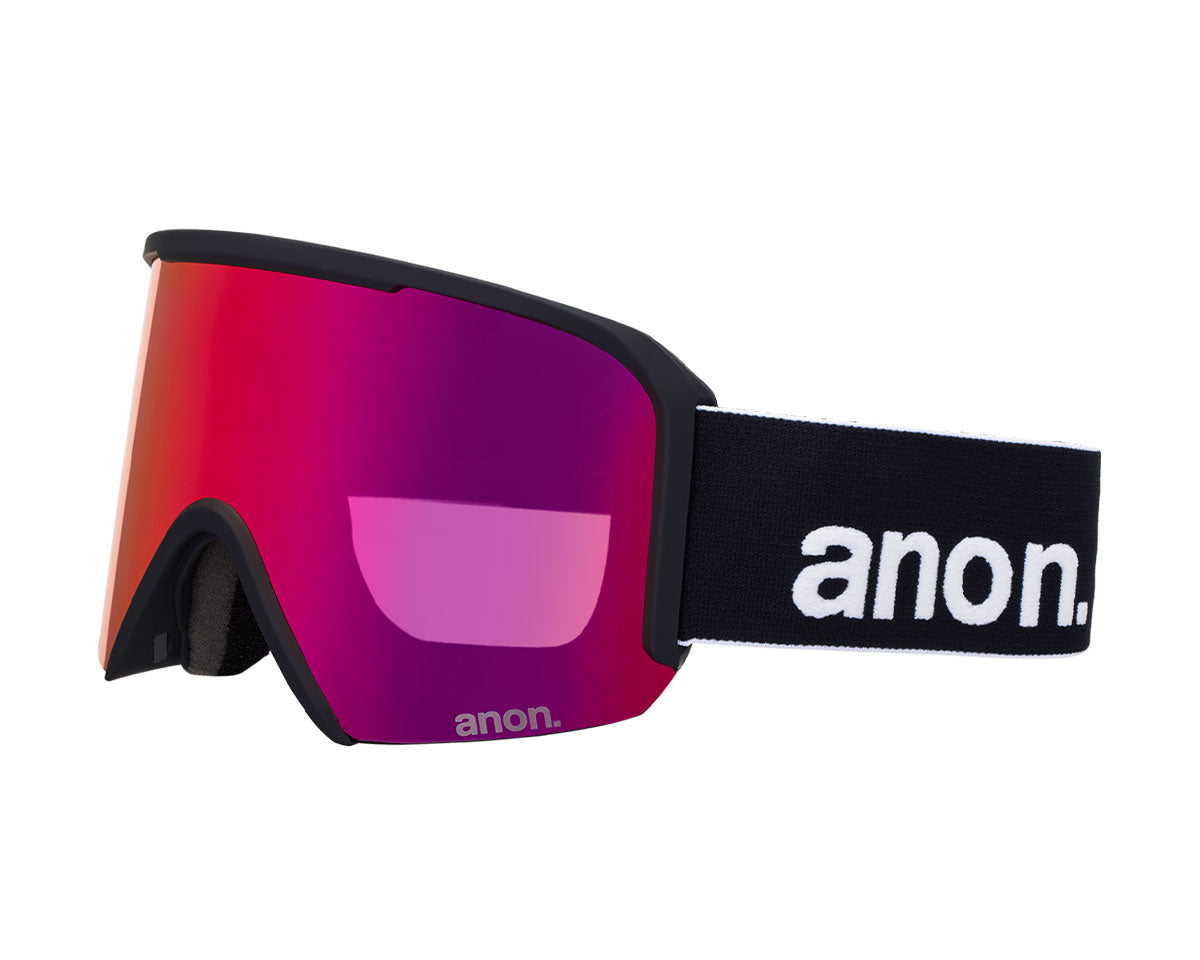 Anon Nesa Goggle Black/Perceive Sunny Red + Bonus Lens + MFI Face Mask 2027