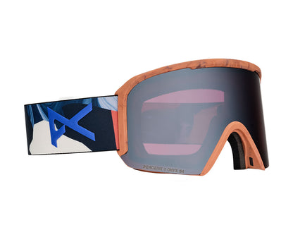 Anon Nesa Goggle Marble Collage / Perceive Variable Blue + Bonus Lens + MFI Face Mask 2027