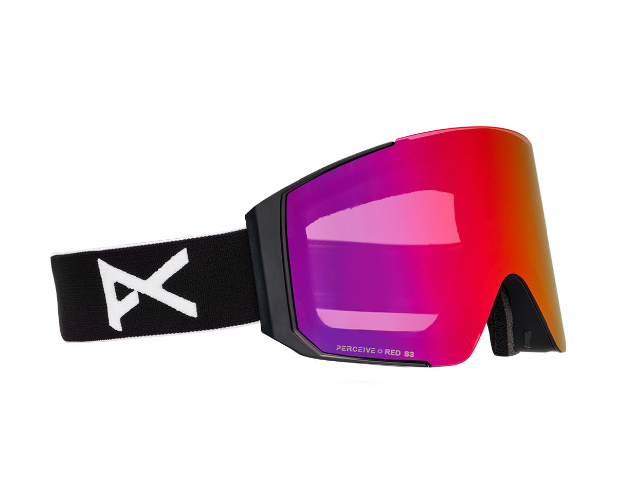Anon Sync Goggle Black/Perceive Sunny Red + Bonus Lens + MFI Face Mask 2027
