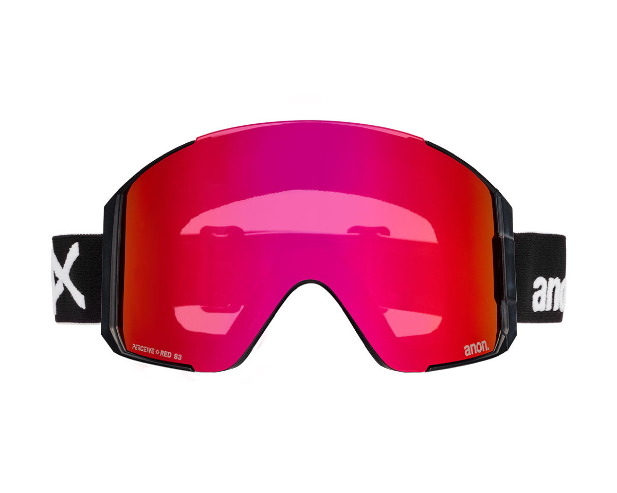 Anon Sync Goggle Black/Perceive Sunny Red + Bonus Lens + MFI Face Mask 2027