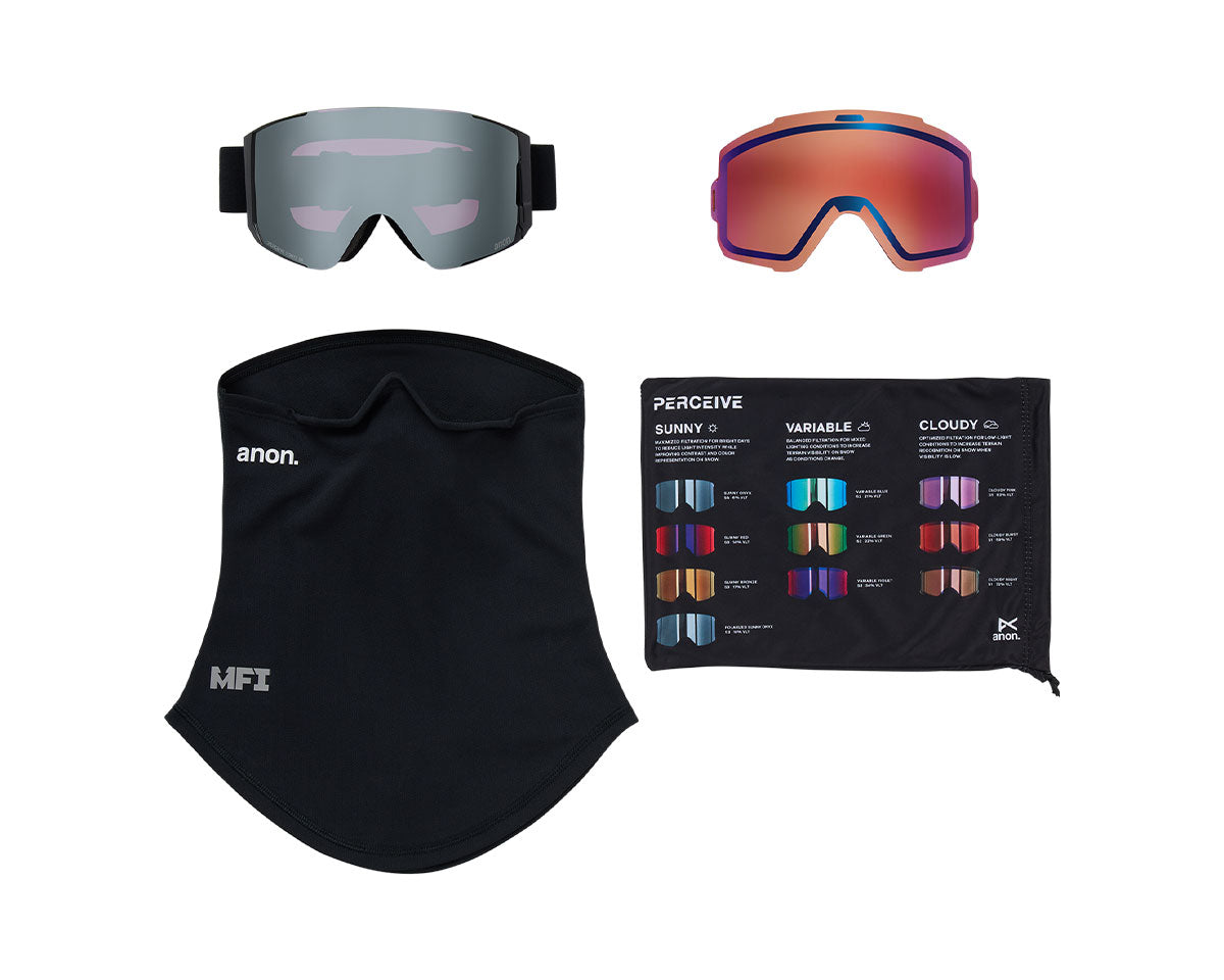 Anon Sync Goggle Smoke/Perceive Sunny Onyx + Bonus Lens + MFI Face Mask 2027