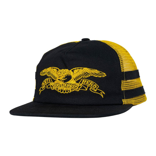 Anti-Hero Basic Eagle Snapback Cap Black /Yellow