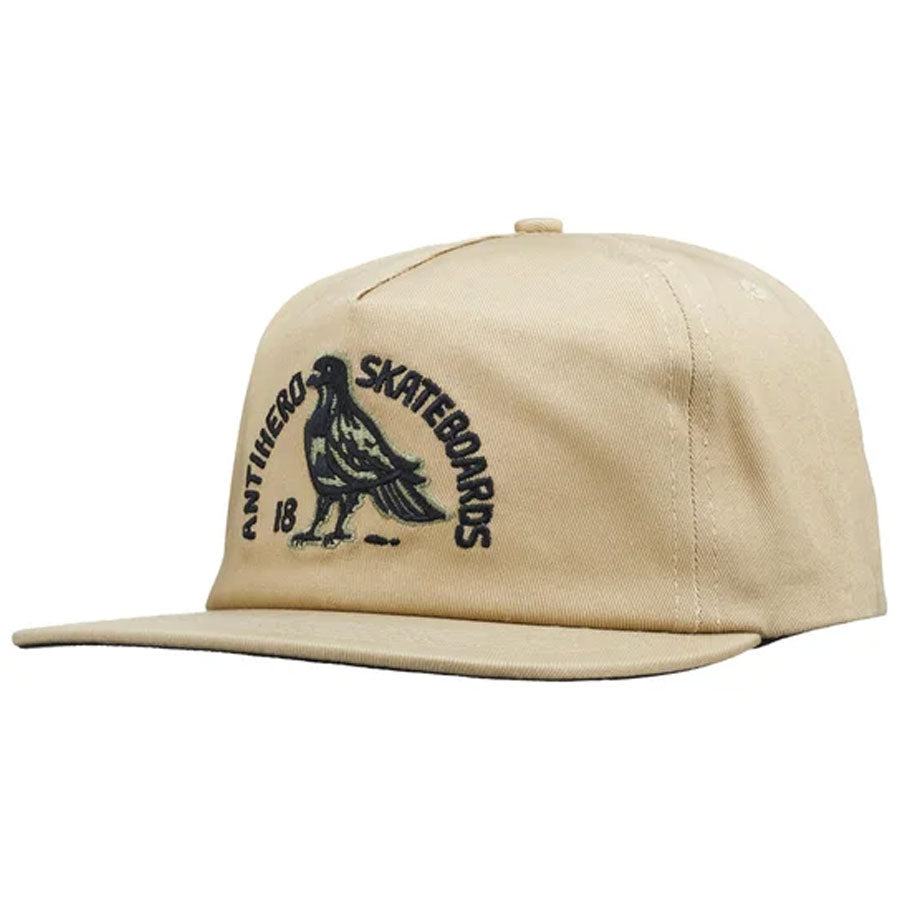 Anti-Hero Clubhouse Snapback - Tan/Black