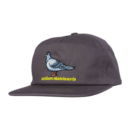 Anti-Hero Lil Pigeon Snapback Cap Grey/Yellow