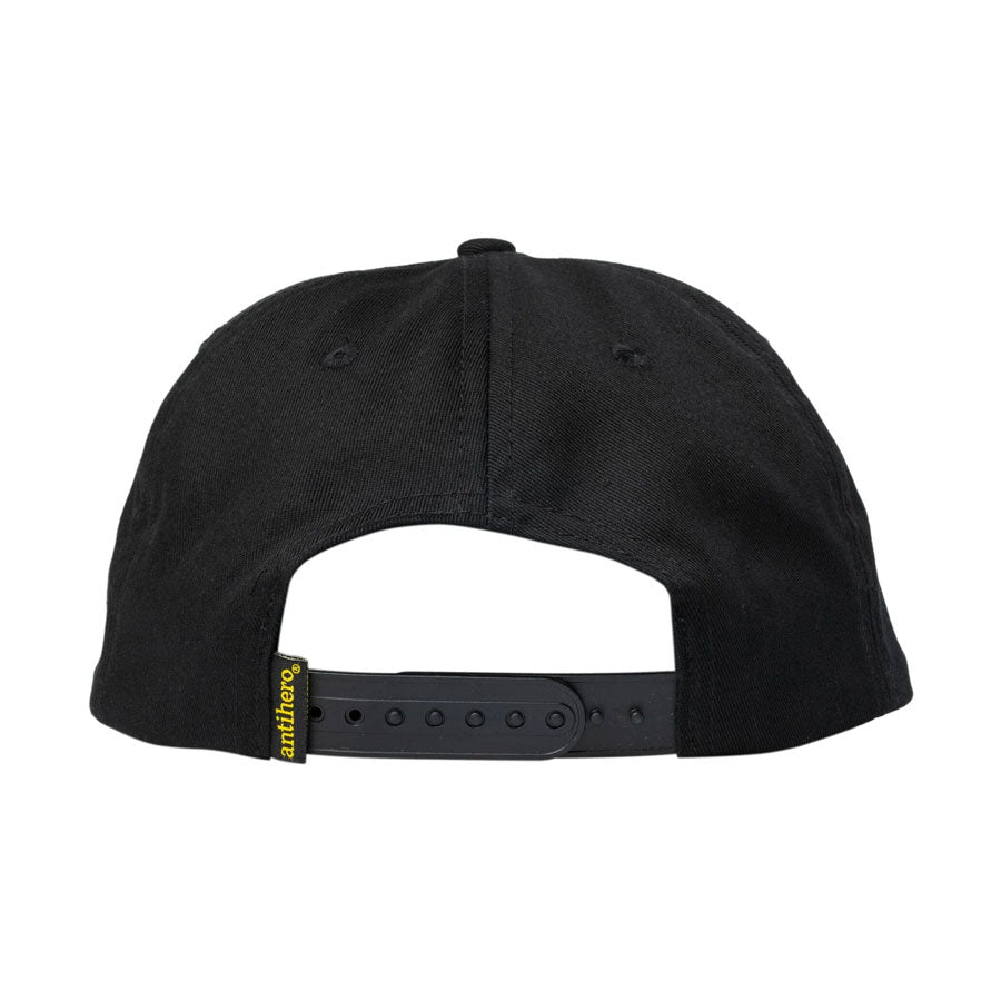 Anti-Hero Lil Pigeon Snapback Hat Black/Yellow