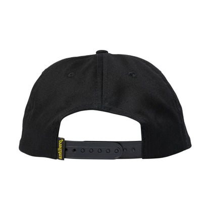 Anti-Hero Lil Pigeon Snapback Hat Black/Yellow