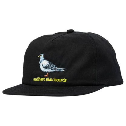 Anti-Hero Lil Pigeon Snapback Hat Black/Yellow