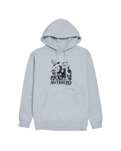 Anti-Hero Pigeon Intelligence Hoodie Grey Heather