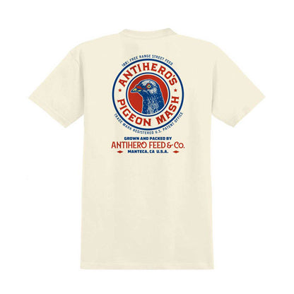 Anti-Hero Pigeon Mash II Pocket T-Shirt Natural/Multi