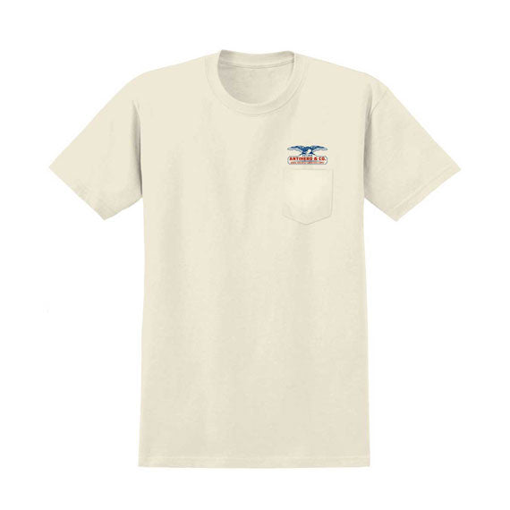 Anti-Hero Pigeon Mash II Pocket T-Shirt Natural/Multi