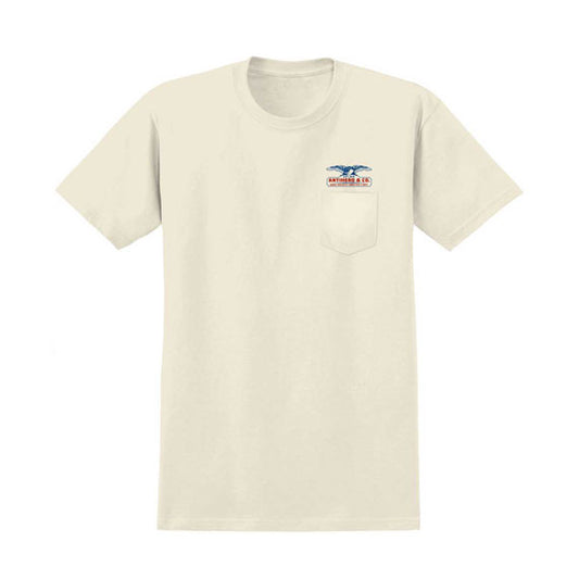 Anti-Hero Pigeon Mash II Pocket T-Shirt Natural/Multi