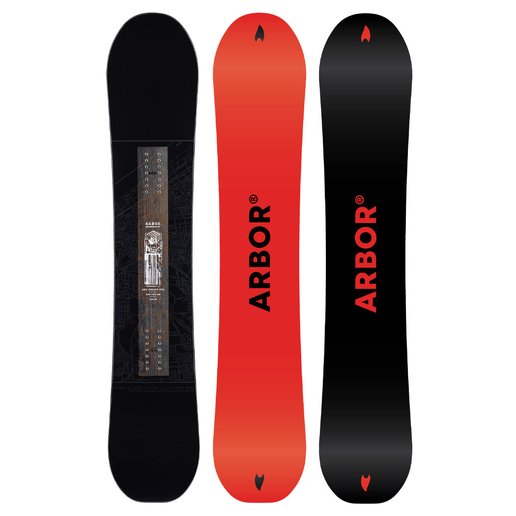 Arbor Men's Red Gerard Pro Snowboard 2027