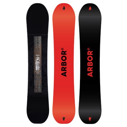 Arbor Men's Red Gerard Pro Snowboard 2027