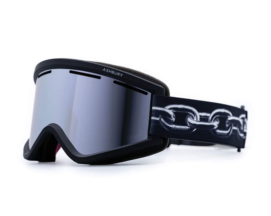 Ashbury Blackbird Goggle Chain/Platinum Mirror + Bonus Lens 2026