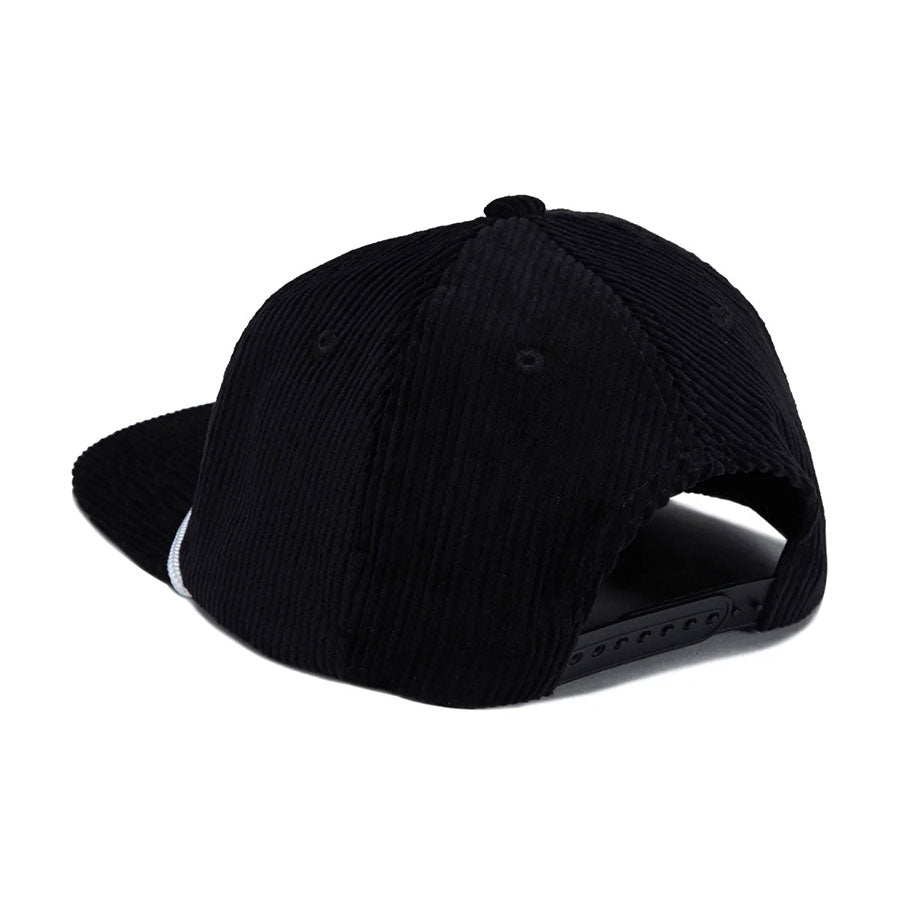 Autumn Cord 5-Panel Mesh Tree Cap Black