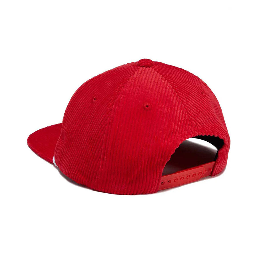Autumn Cord 5-Panel Mesh Tree Cap Red