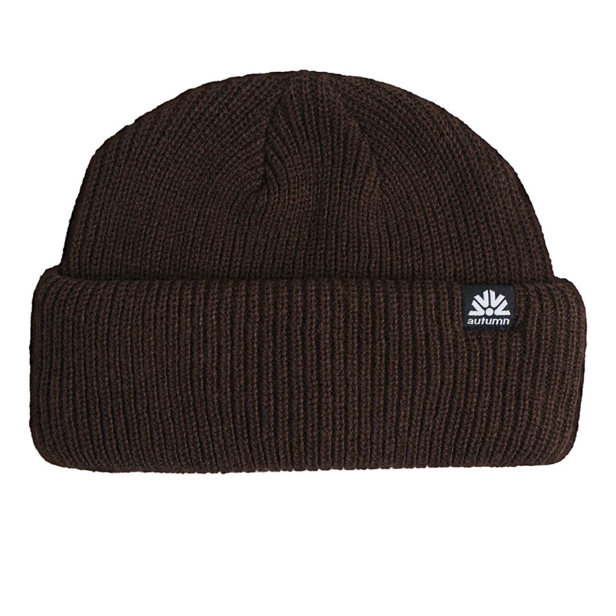 Autumn Double Roll Beanie Chocolate 2027