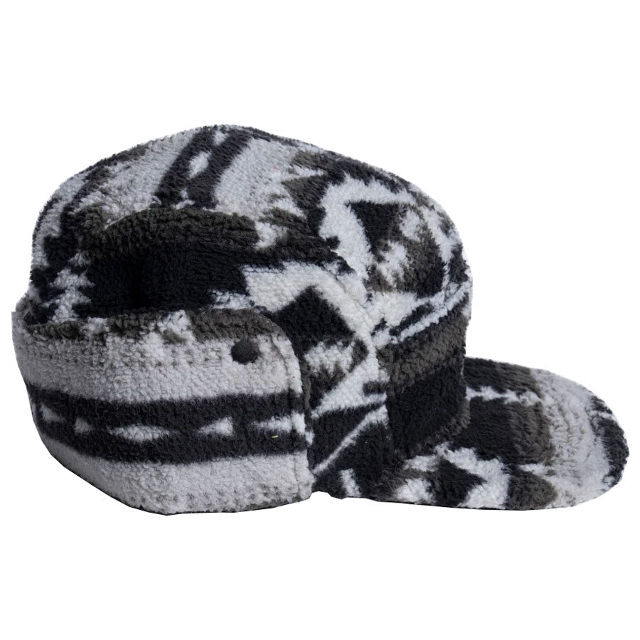 Autumn Fleece Flap Cap Black 2027