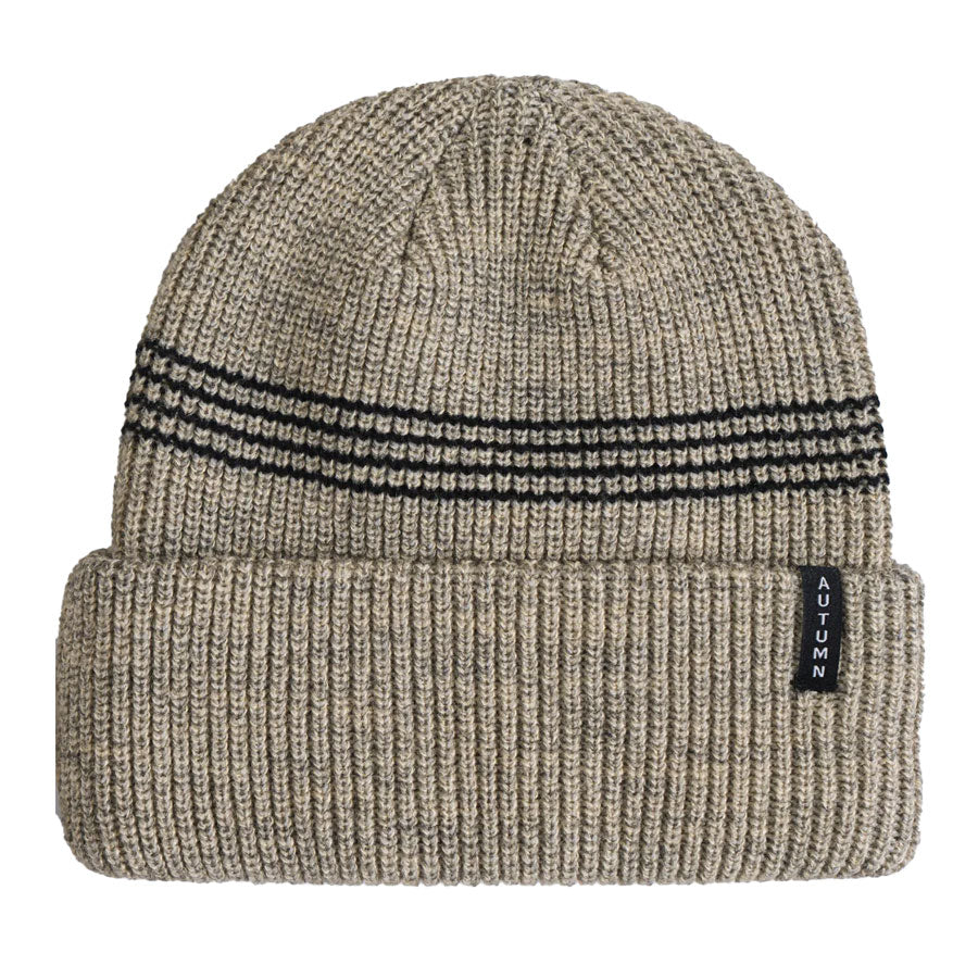 Autumn Mini Stripe Beanie Cream 2027