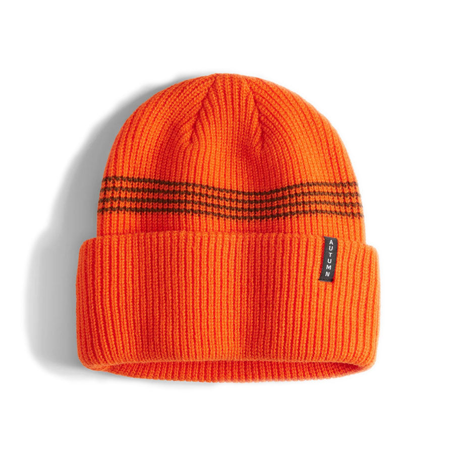Autumn Mini Stripe Beanie Safety Orange 2026