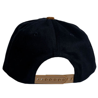 Autumn Mixed Six Panel Snapback Cap Black 2027