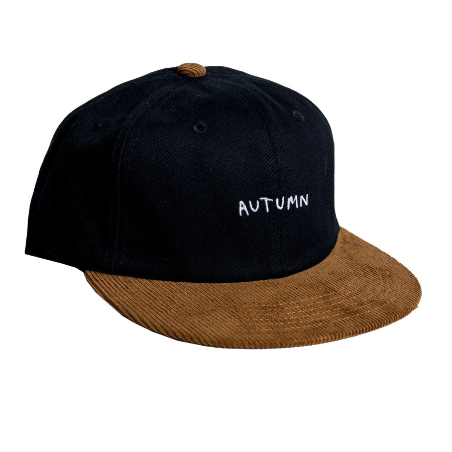 Autumn Mixed Six Panel Snapback Cap Black 2027