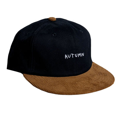 Autumn Mixed Six Panel Snapback Cap Black 2027