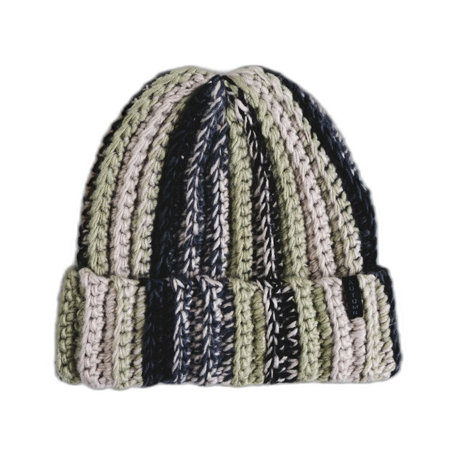 Autumn Patchwork Beanie Sand 2027