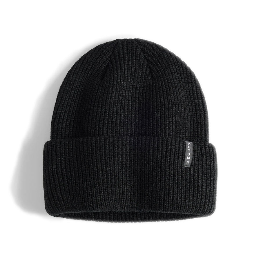 Autumn Select Solid Beanie Black 2026