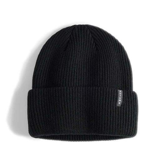 Autumn Select Solid Beanie Black 2026