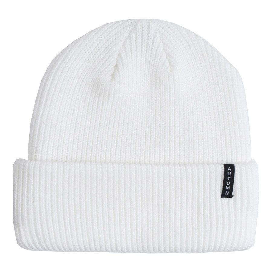 Autumn Select Solid Beanie White 2027