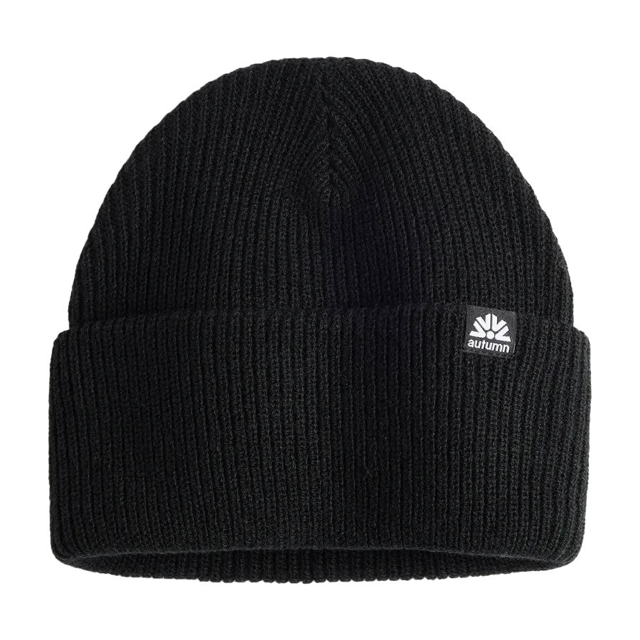 Autumn Simple Solid Beanie Black 2027