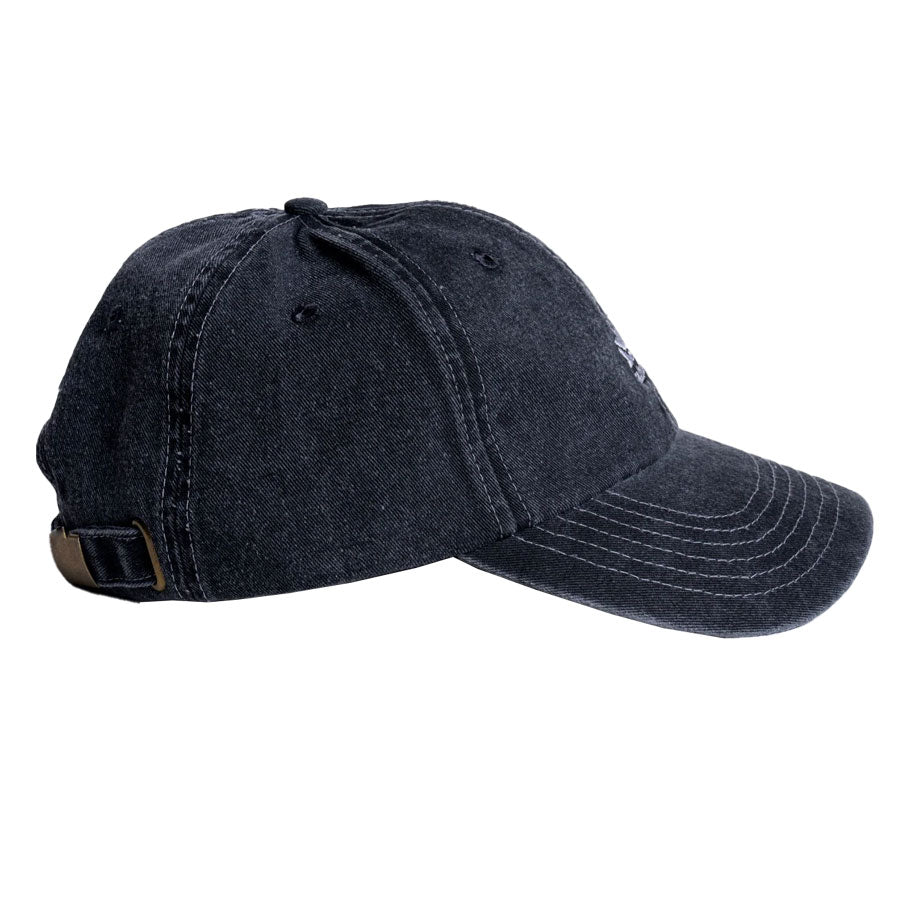 Autumn Six Panel Strapback Cap Black 2027
