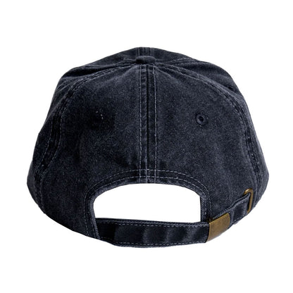 Autumn Six Panel Strapback Cap Black 2027